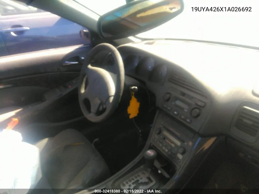 2001 Acura Cl Type S VIN: 19UYA426X1A026692 Lot: 32418380