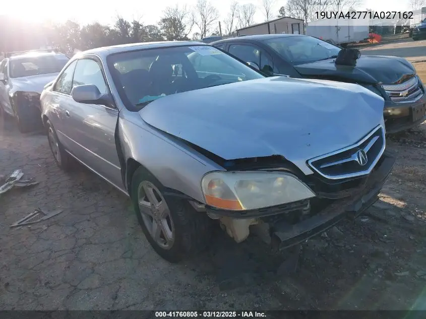 2001 Acura Cl 3.2 Type S VIN: 19UYA42771A027162 Lot: 41760805
