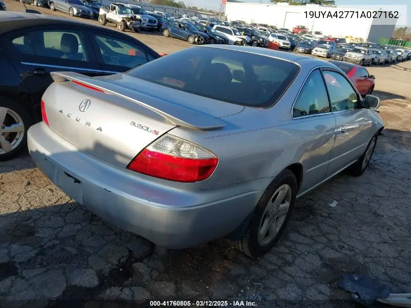 2001 Acura Cl 3.2 Type S VIN: 19UYA42771A027162 Lot: 41760805