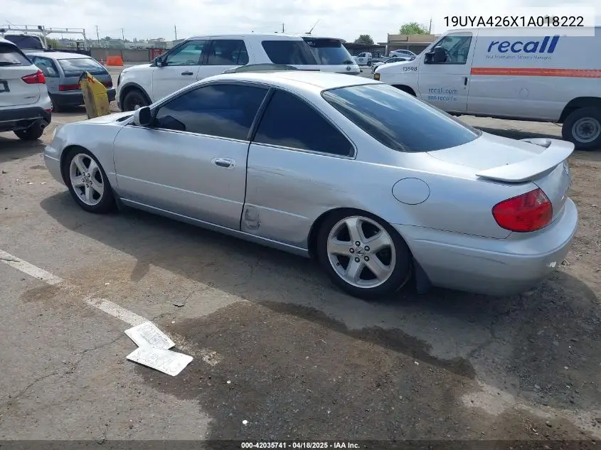 2001 Acura Cl 3.2 Type S VIN: 19UYA426X1A018222 Lot: 42035741