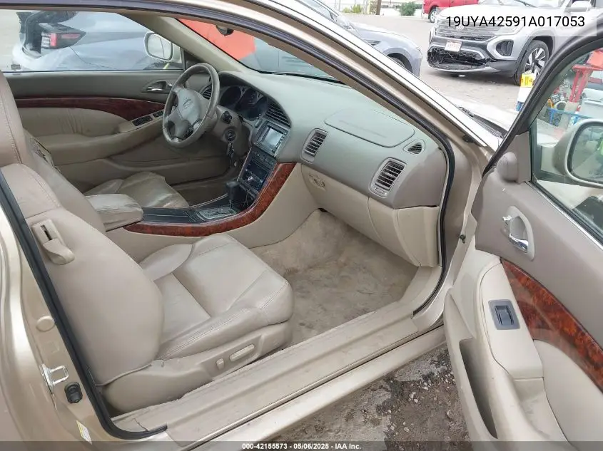 2001 Acura Cl 3.2 VIN: 19UYA42591A017053 Lot: 42155573