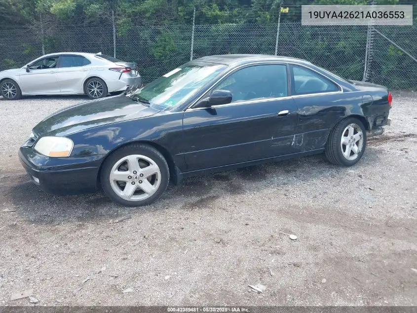 2001 Acura Cl 3.2 Type S VIN: 19UYA42621A036553 Lot: 42389481