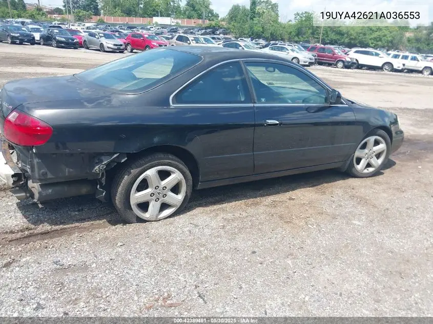 2001 Acura Cl 3.2 Type S VIN: 19UYA42621A036553 Lot: 42389481