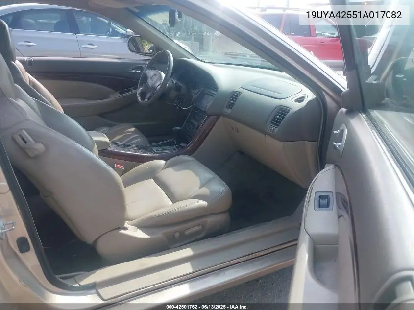 2001 Acura Cl 3.2 VIN: 19UYA42551A017082 Lot: 42501762