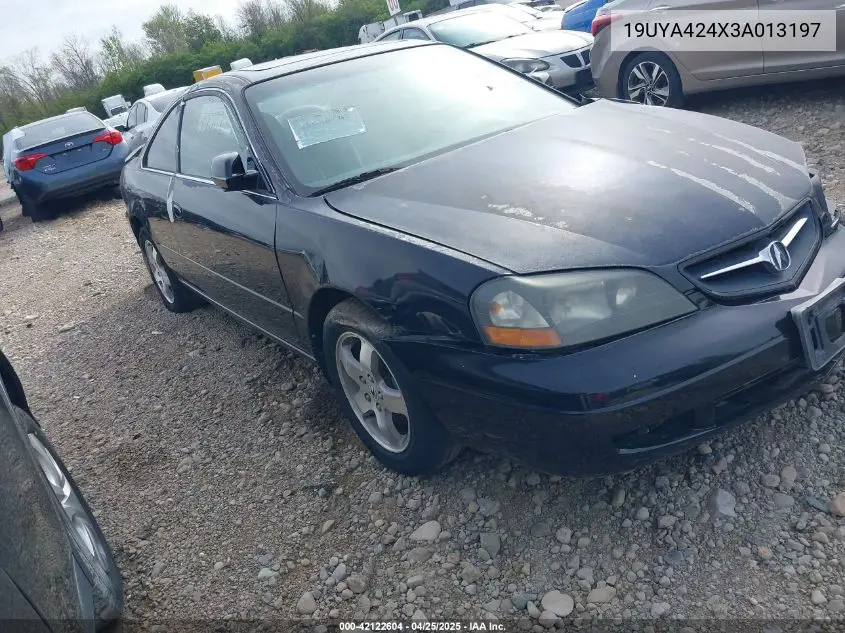 2003 Acura Cl 3.2 VIN: 19UYA424X3A013197 Lot: 42122604