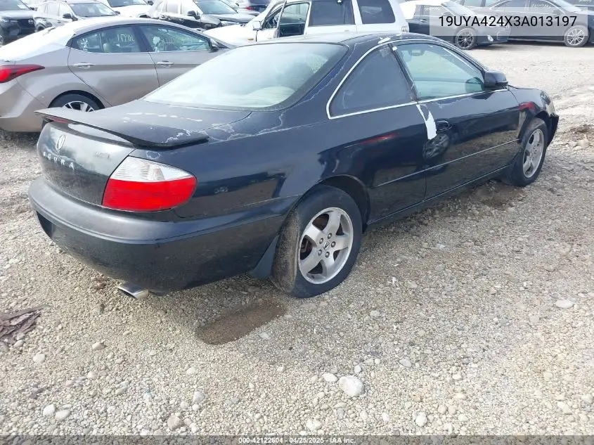 2003 Acura Cl 3.2 VIN: 19UYA424X3A013197 Lot: 42122604