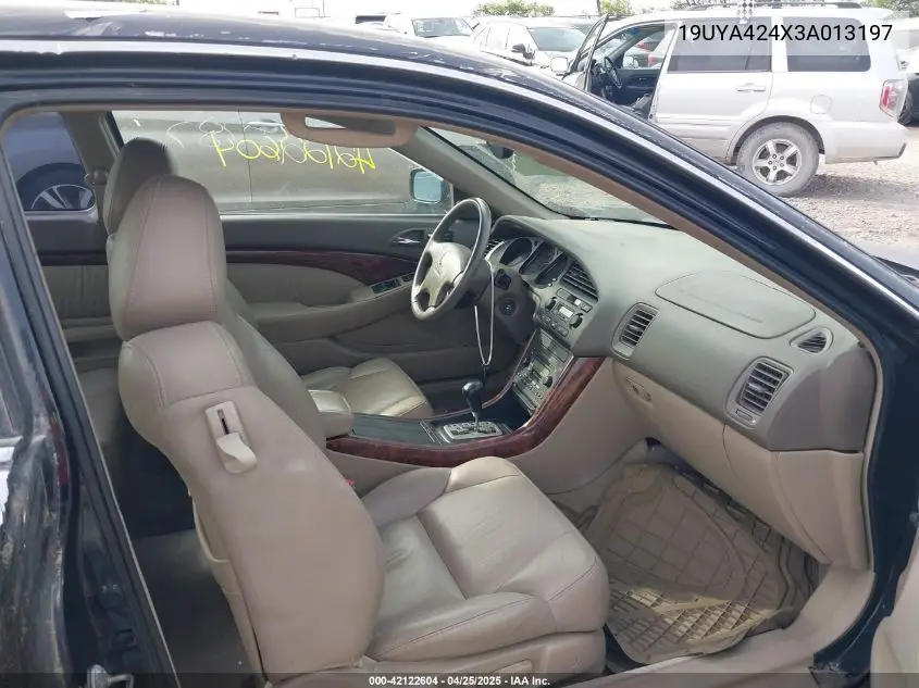 2003 Acura Cl 3.2 VIN: 19UYA424X3A013197 Lot: 42122604