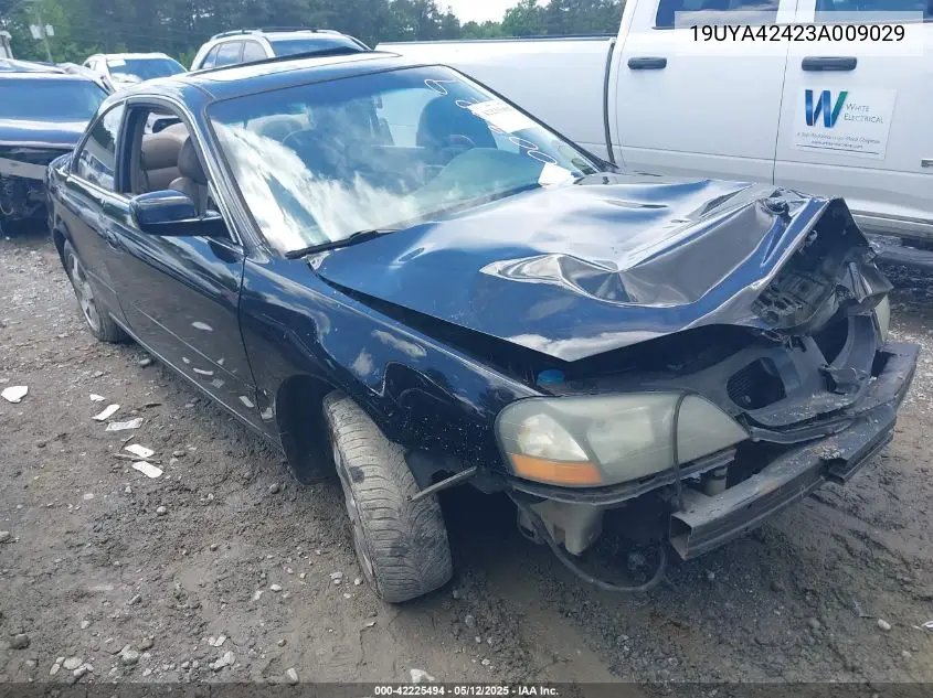 2003 Acura 3.2Cl VIN: 19UYA42423A009029 Lot: 42225494