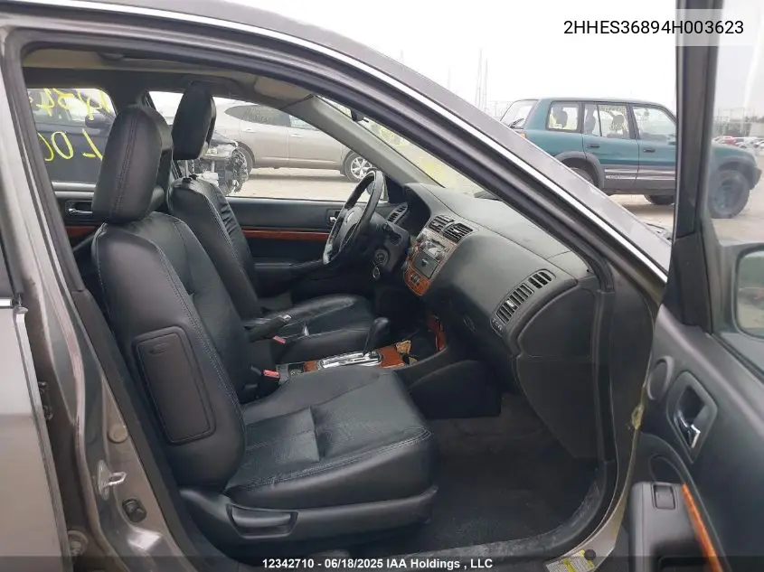 2004 Acura El VIN: 2HHES36894H003623 Lot: 12342710