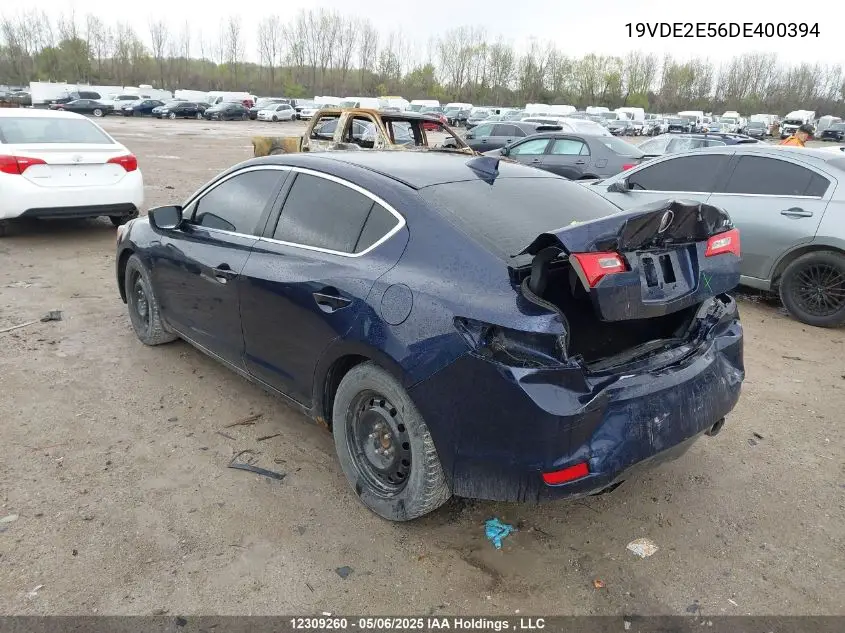 2013 Acura Ilx 24 Premium VIN: 19VDE2E56DE400394 Lot: 12309260