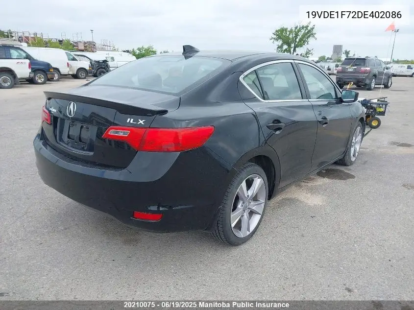 2013 Acura Ilx VIN: 19VDE1F72DE402086 Lot: 20210075