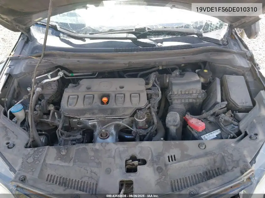 2013 Acura Ilx 2.0L VIN: 19VDE1F56DE010310 Lot: 42553536