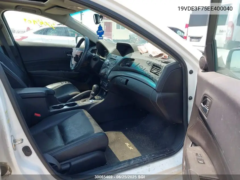 2014 Acura Ilx Hybrid Tech VIN: 19VDE3F75EE400040 Lot: 30065469
