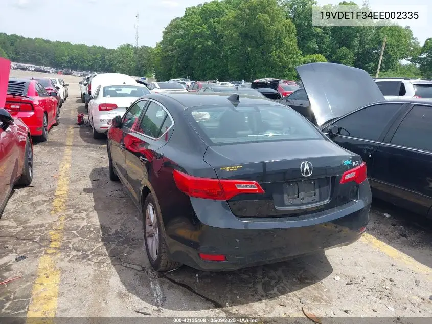 2014 Acura Ilx 2.0L VIN: 19VDE1F34EE002335 Lot: 42135408