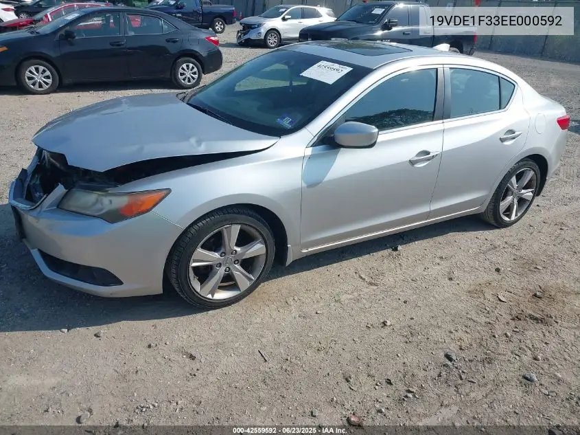 2014 Acura Ilx 20 VIN: 19VDE1F33EE000592 Lot: 42559592