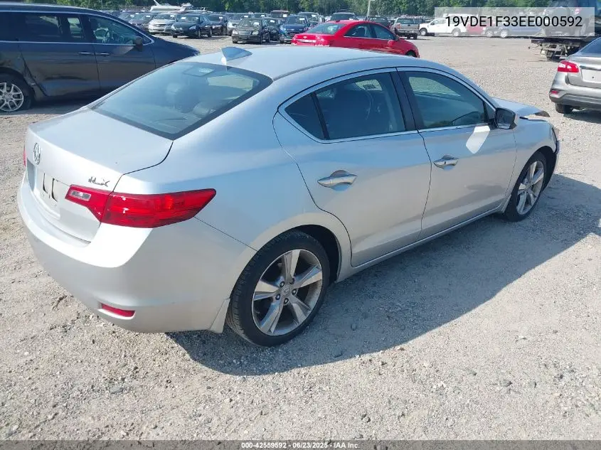 2014 Acura Ilx 20 VIN: 19VDE1F33EE000592 Lot: 42559592