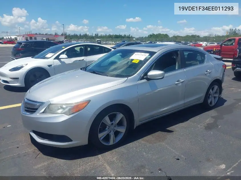 2014 Acura Ilx 2.0L VIN: 19VDE1F34EE011293 Lot: 42577424