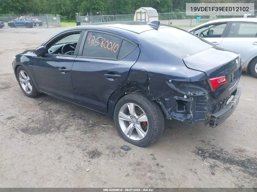 2014 Acura Ilx 2.0L VIN: 19VDE1F39EE012102 Lot: 42580010