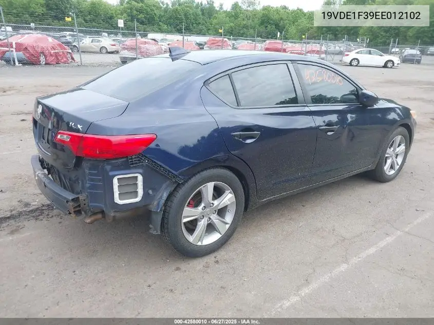 2014 Acura Ilx 2.0L VIN: 19VDE1F39EE012102 Lot: 42580010