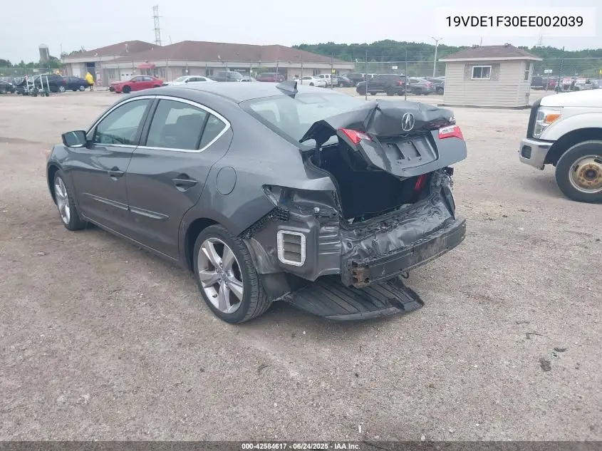 2014 Acura Ilx 2.0L VIN: 19VDE1F30EE002039 Lot: 42584617