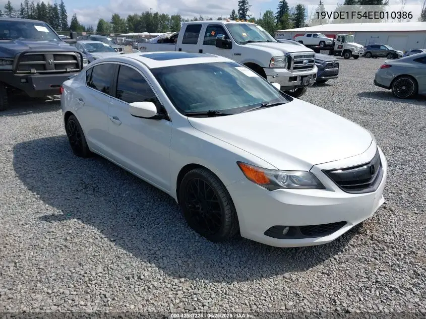 2014 Acura Ilx 2.0L VIN: 19VDE1F54EE010386 Lot: 42587225