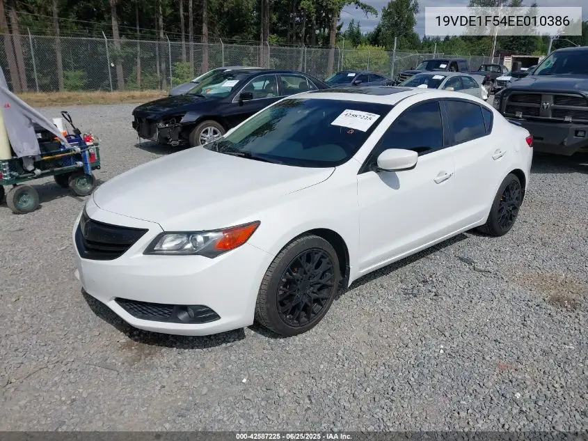 2014 Acura Ilx 2.0L VIN: 19VDE1F54EE010386 Lot: 42587225