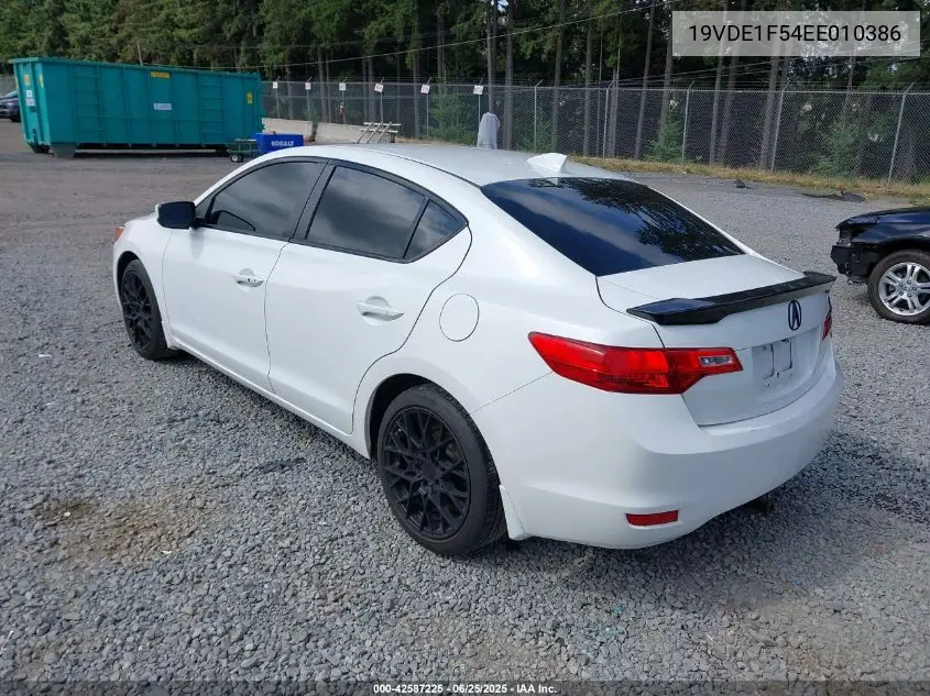 2014 Acura Ilx 2.0L VIN: 19VDE1F54EE010386 Lot: 42587225
