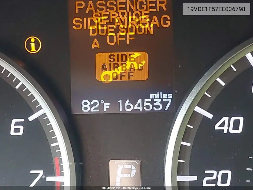 2014 Acura Ilx 2.0L VIN: 19VDE1F57EE006798 Lot: 42591511