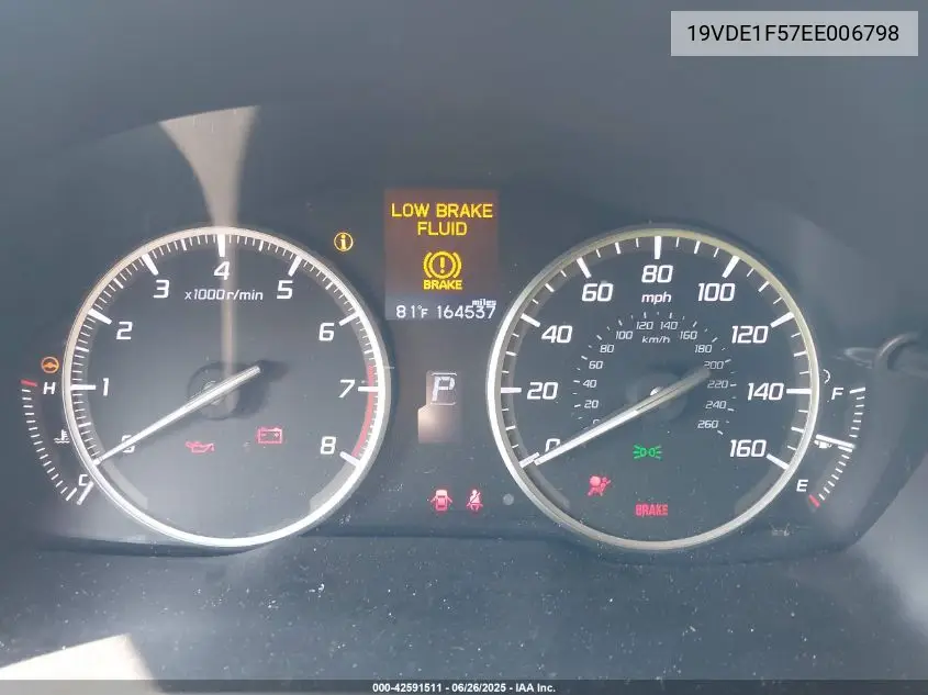 2014 Acura Ilx 2.0L VIN: 19VDE1F57EE006798 Lot: 42591511