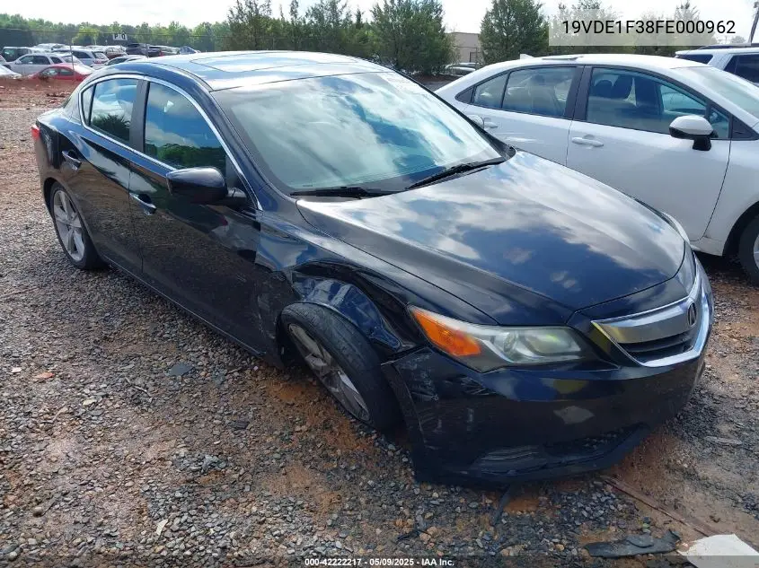 2015 Acura Ilx 2.0L VIN: 19VDE1F38FE000962 Lot: 42222217