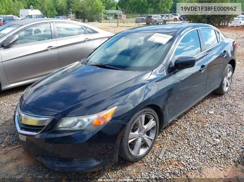 2015 Acura Ilx 2.0L VIN: 19VDE1F38FE000962 Lot: 42222217
