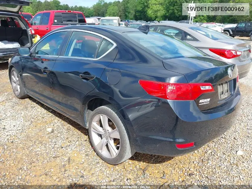 2015 Acura Ilx 2.0L VIN: 19VDE1F38FE000962 Lot: 42222217