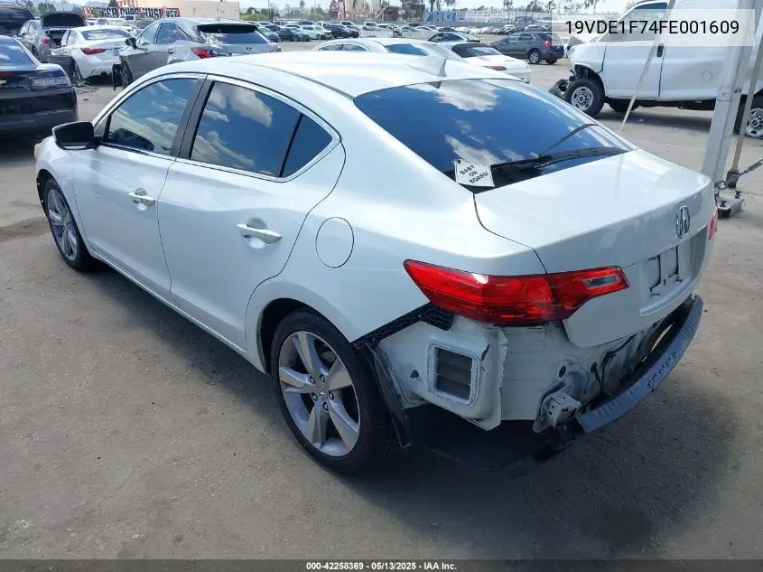2015 Acura Ilx 2.0L VIN: 19VDE1F74FE001609 Lot: 42258369