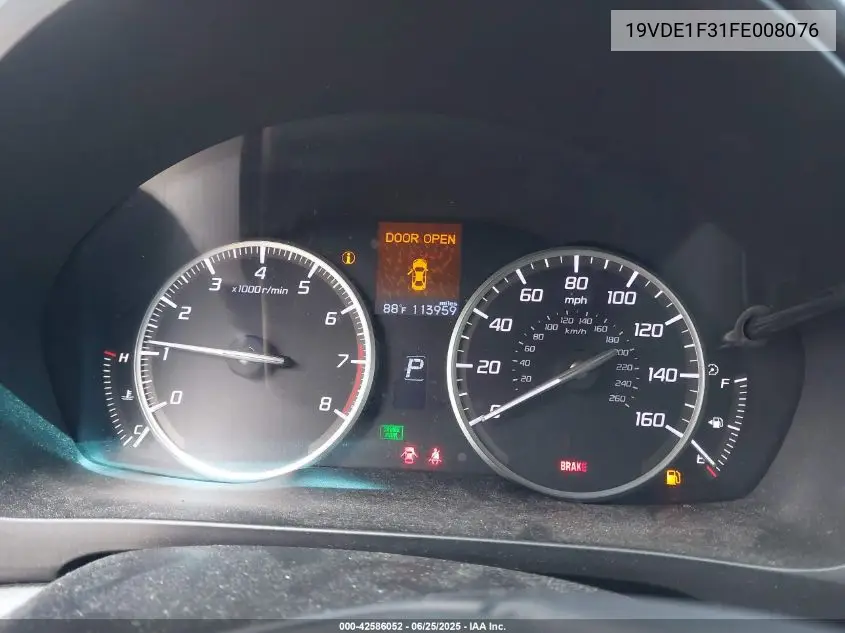 2015 Acura Ilx 2.0L VIN: 19VDE1F31FE008076 Lot: 42586052