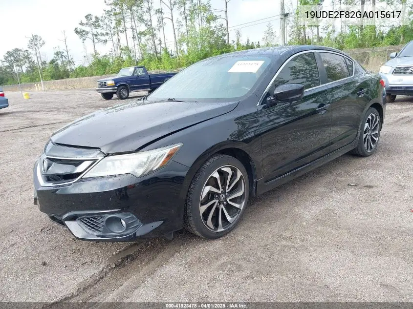 2016 Acura Ilx Premium A-Spec Packages/Technology Plus A-Spec Packages VIN: 19UDE2F82GA015617 Lot: 41923478