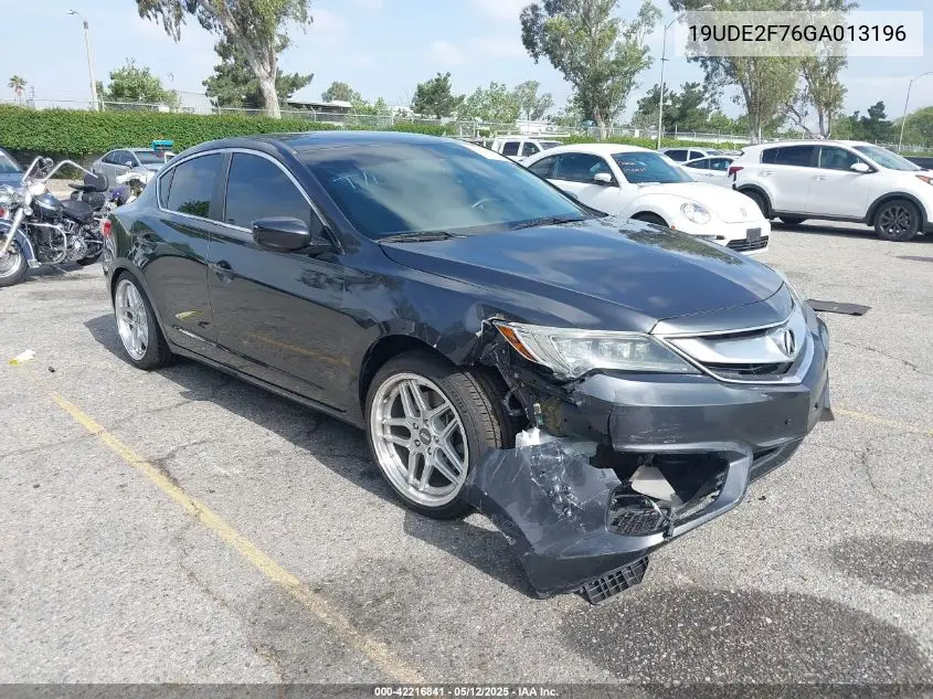 2016 Acura Ilx Premium Package/Technology Plus Package VIN: 19UDE2F76GA013196 Lot: 42216841