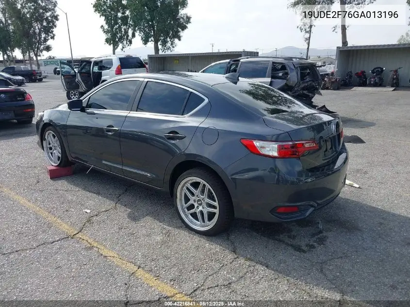 2016 Acura Ilx Premium Package/Technology Plus Package VIN: 19UDE2F76GA013196 Lot: 42216841