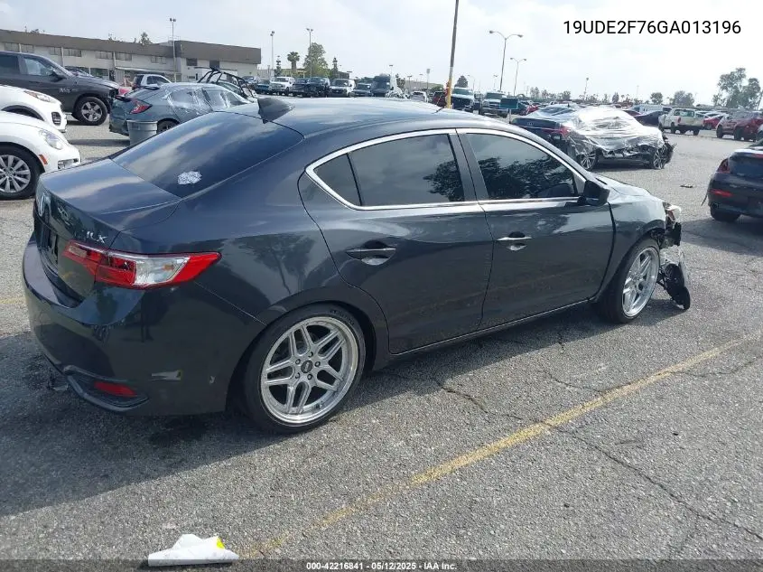 2016 Acura Ilx Premium Package/Technology Plus Package VIN: 19UDE2F76GA013196 Lot: 42216841