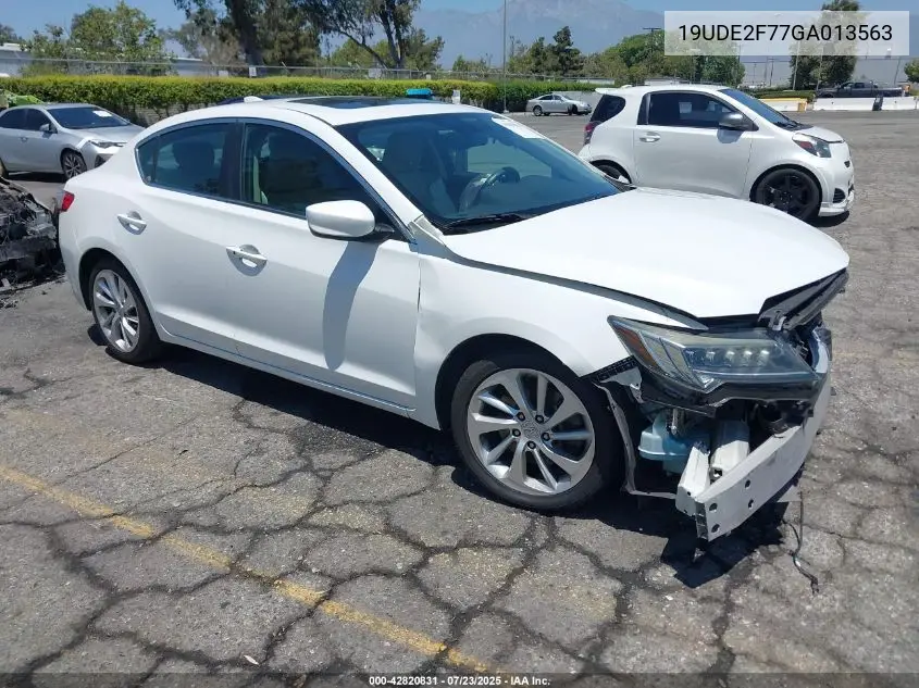 2016 Acura Ilx Premium Package/Technology Plus Package VIN: 19UDE2F77GA013563 Lot: 42820831