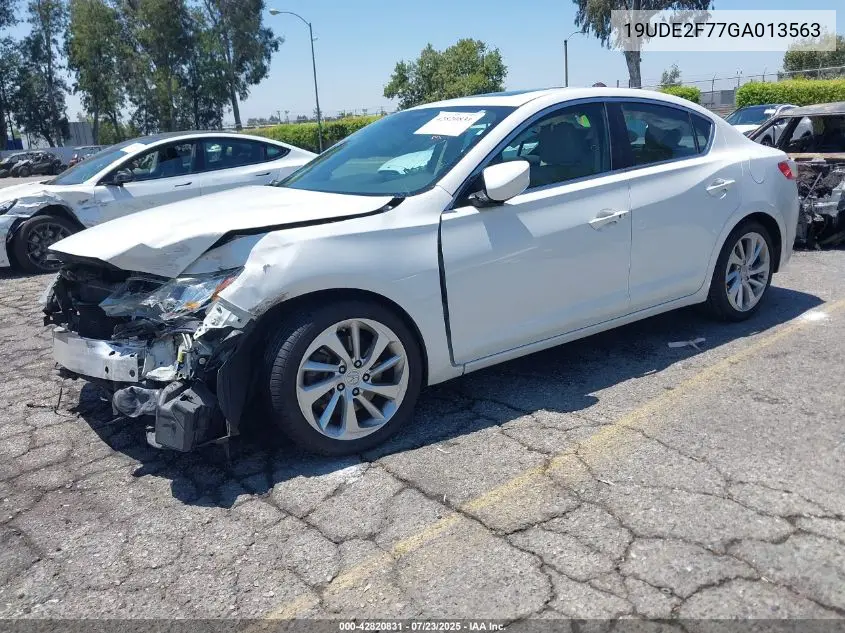 2016 Acura Ilx Premium Package/Technology Plus Package VIN: 19UDE2F77GA013563 Lot: 42820831