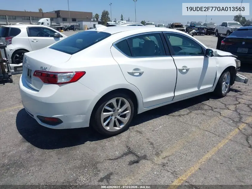 2016 Acura Ilx Premium Package/Technology Plus Package VIN: 19UDE2F77GA013563 Lot: 42820831