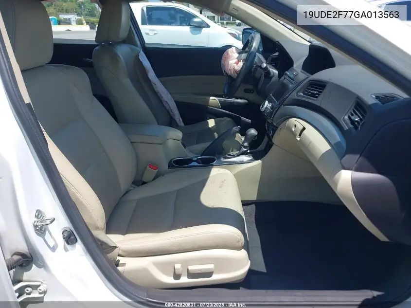 2016 Acura Ilx Premium Package/Technology Plus Package VIN: 19UDE2F77GA013563 Lot: 42820831