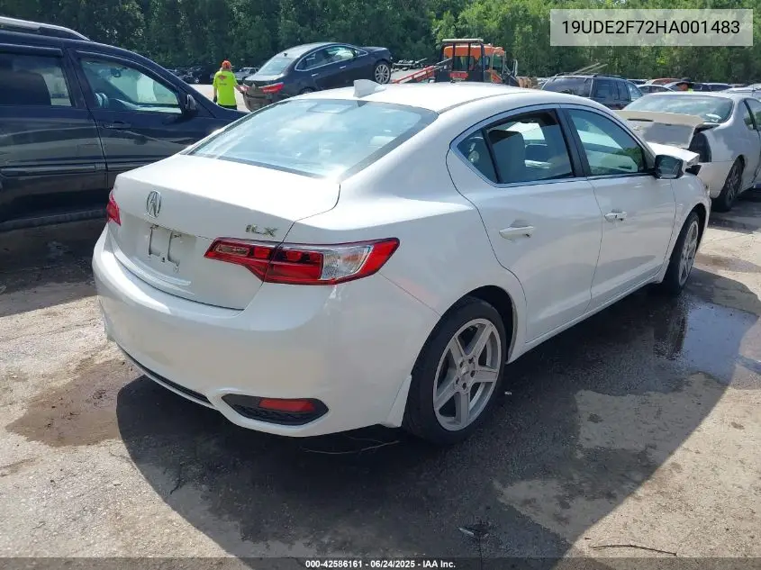 2017 Acura Ilx Premium Package/Technology Plus Package VIN: 19UDE2F72HA001483 Lot: 42586161