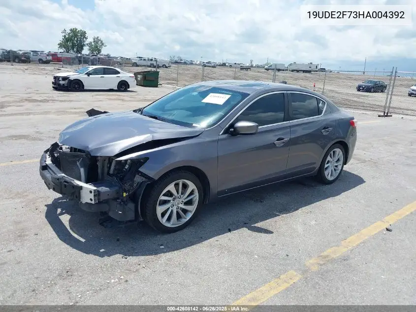 2017 Acura Ilx Premium Package/Technology Plus Package VIN: 19UDE2F73HA004392 Lot: 42608142