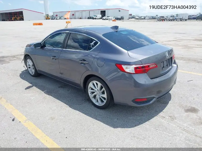 2017 Acura Ilx Premium Package/Technology Plus Package VIN: 19UDE2F73HA004392 Lot: 42608142