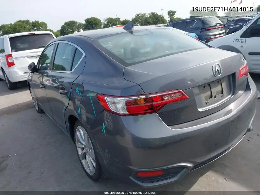 2017 Acura Ilx Premium Package/Technology Plus Package VIN: 19UDE2F71HA014015 Lot: 42626406