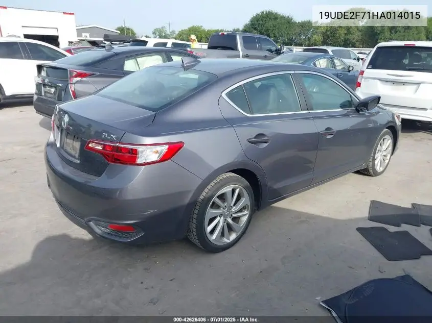 2017 Acura Ilx Premium Package/Technology Plus Package VIN: 19UDE2F71HA014015 Lot: 42626406