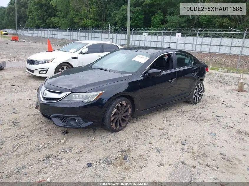 2017 Acura Ilx Premium A-Spec Packages/Technology Plus A-Spec Packages VIN: 19UDE2F8XHA011686 Lot: 42635722