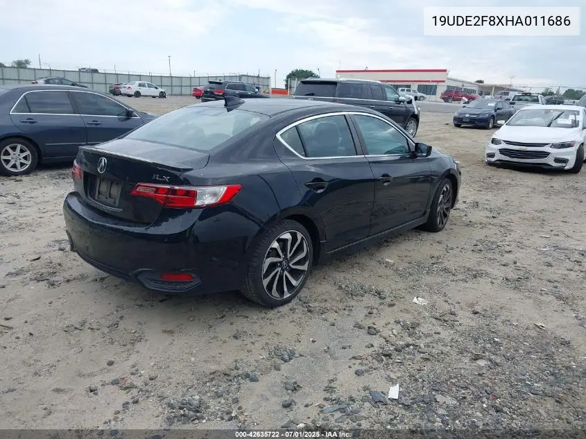 2017 Acura Ilx Premium A-Spec Packages/Technology Plus A-Spec Packages VIN: 19UDE2F8XHA011686 Lot: 42635722