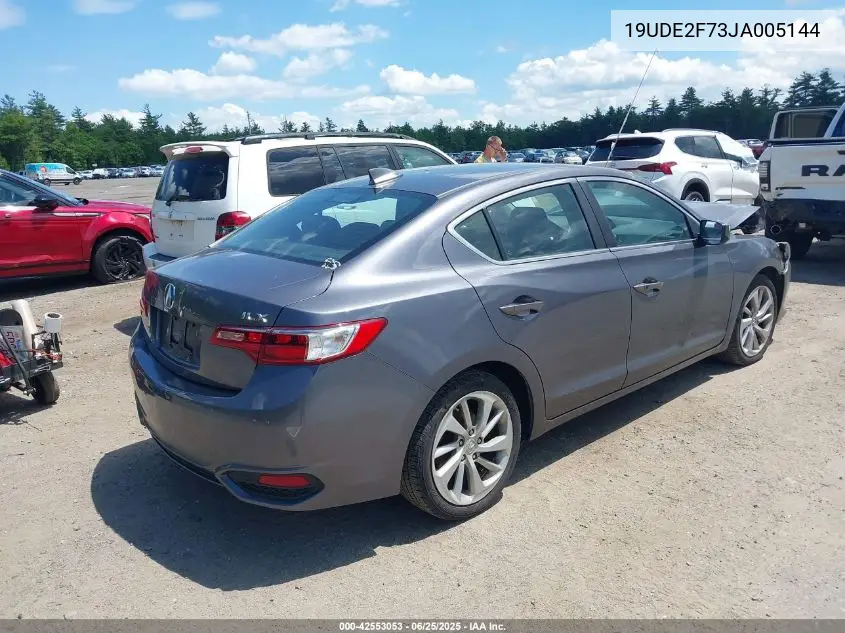 2018 Acura Ilx Premium Package/Technology Plus Package VIN: 19UDE2F73JA005144 Lot: 42553053